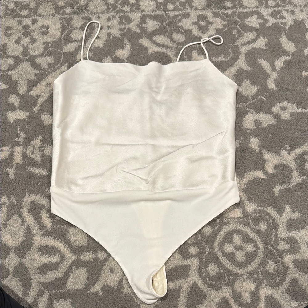 Alice and Olivia thong White Bodysuit